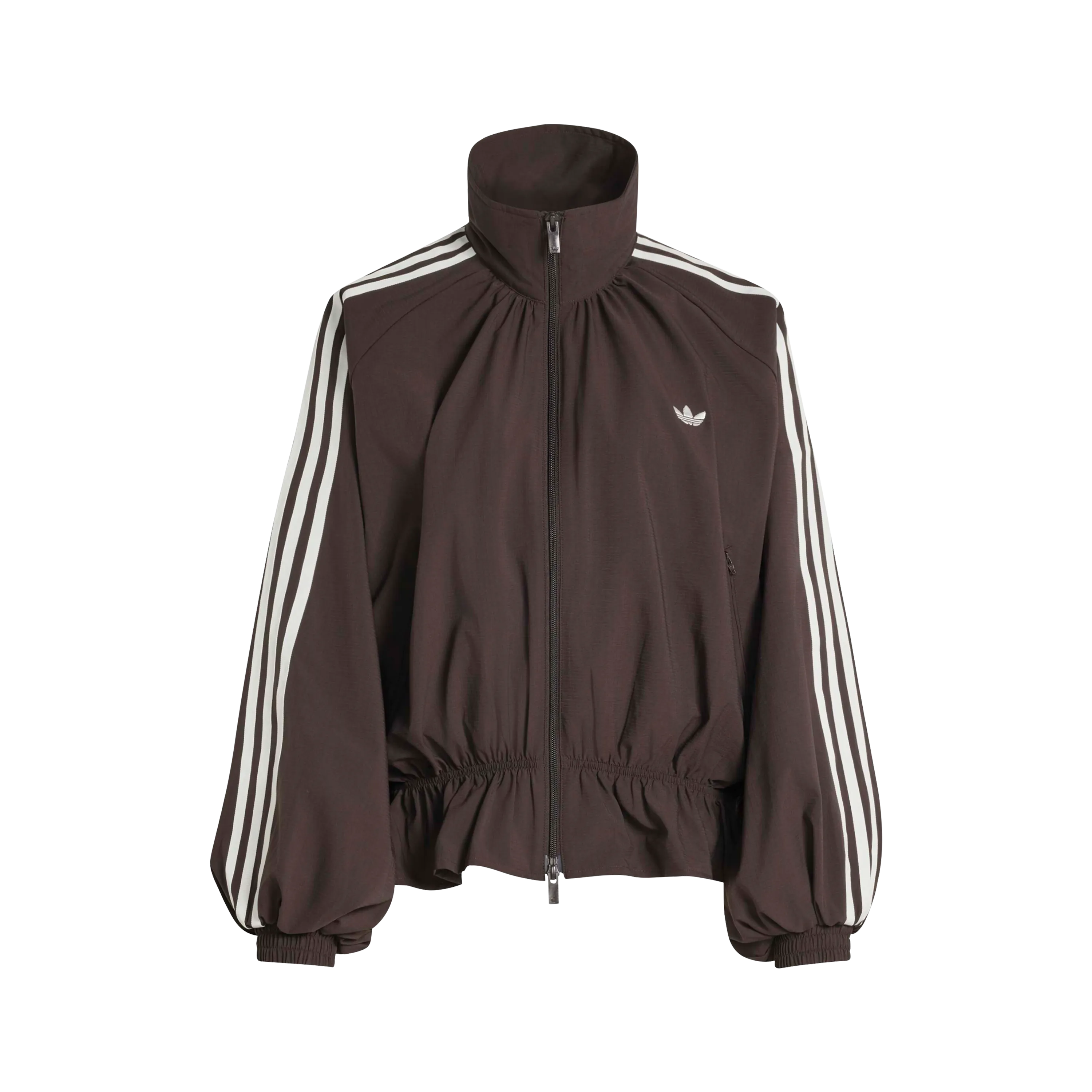 Adidas Blousy Oversized Track Top Night Brown