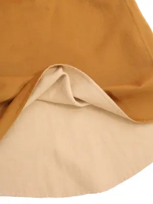 Jupe trapèze taille haute en cachemire, laine et soie camel Prix boutique 2000€ Taille 36 — photo 5