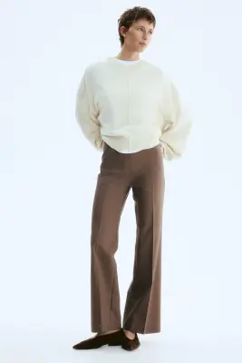 Pantalon bootcut - Marron clair — photo 2
