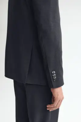 Veste Regular Fit à fermeture droite - Gris foncé — photo 4