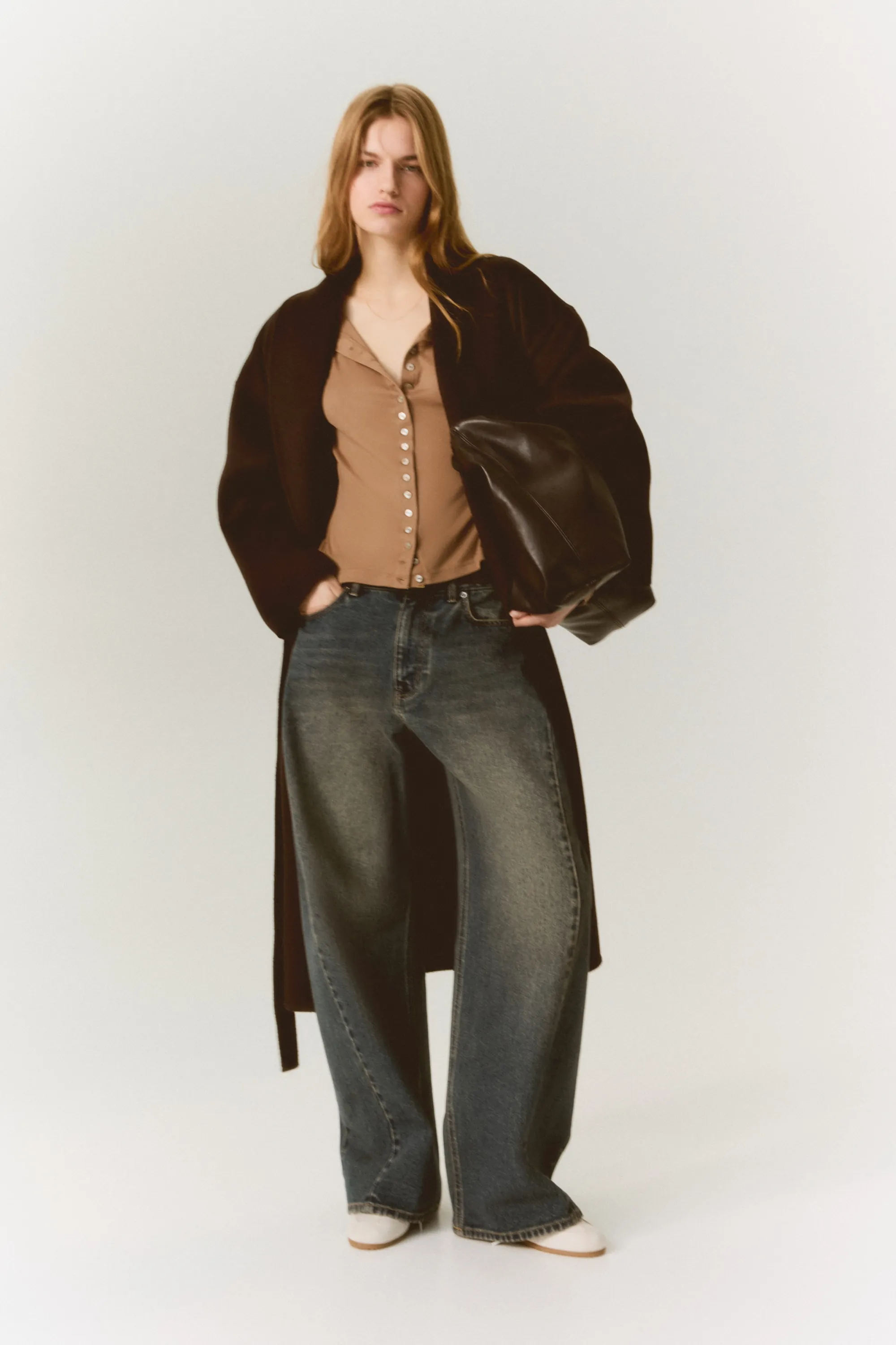Gilet vaporeux - Beige foncé