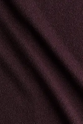 Textured boat-neck top - Violet foncé — photo 4