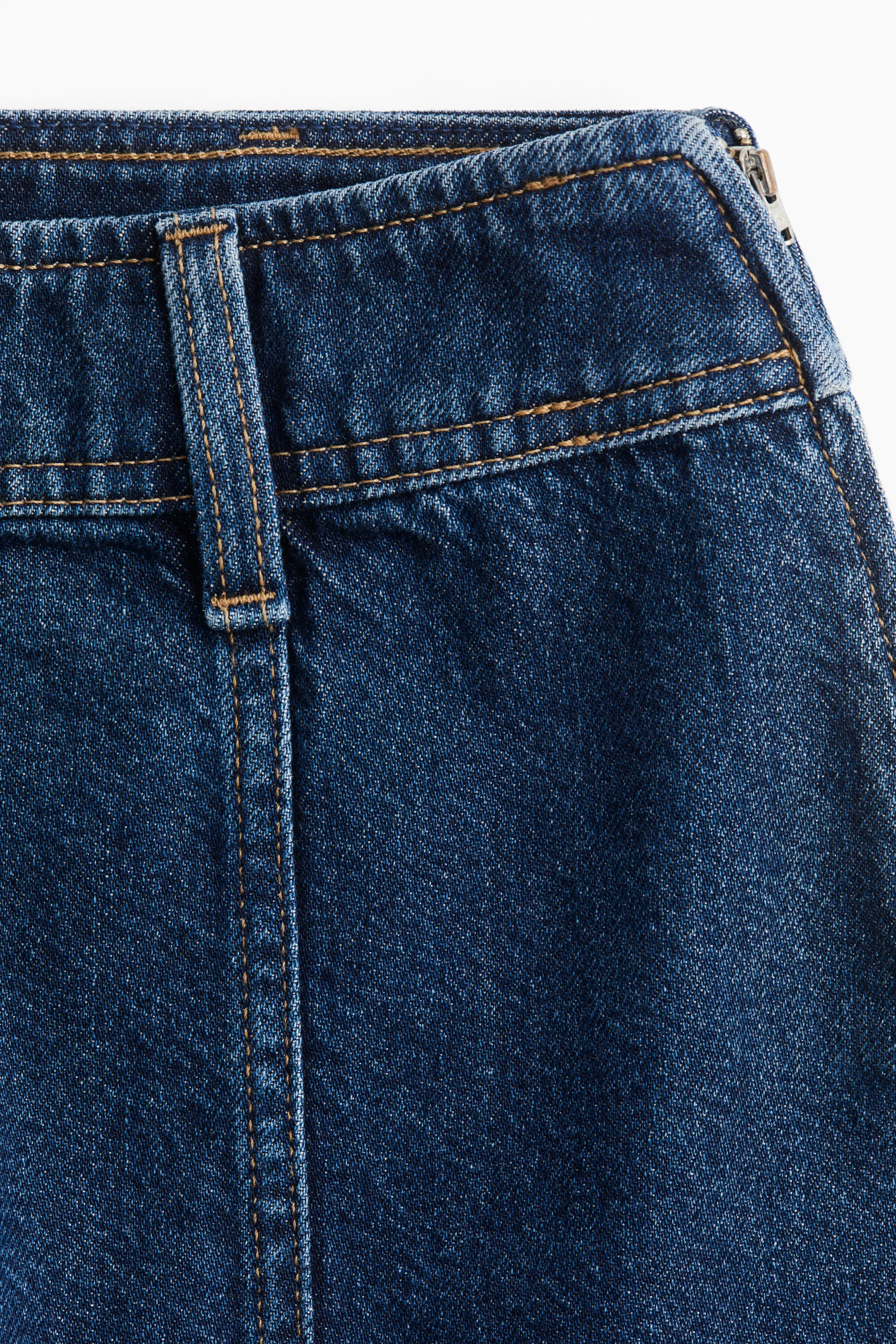 Minijupe - Bleu denim foncé