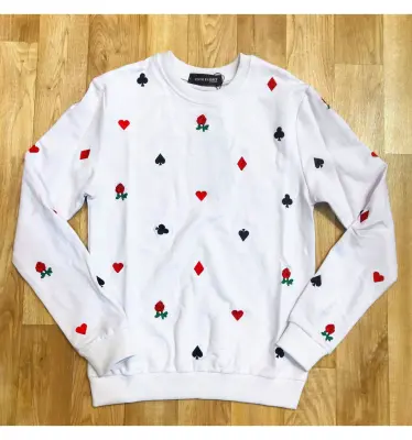 Pull sweat ZOOM FLIGHT blanc poker — photo 2