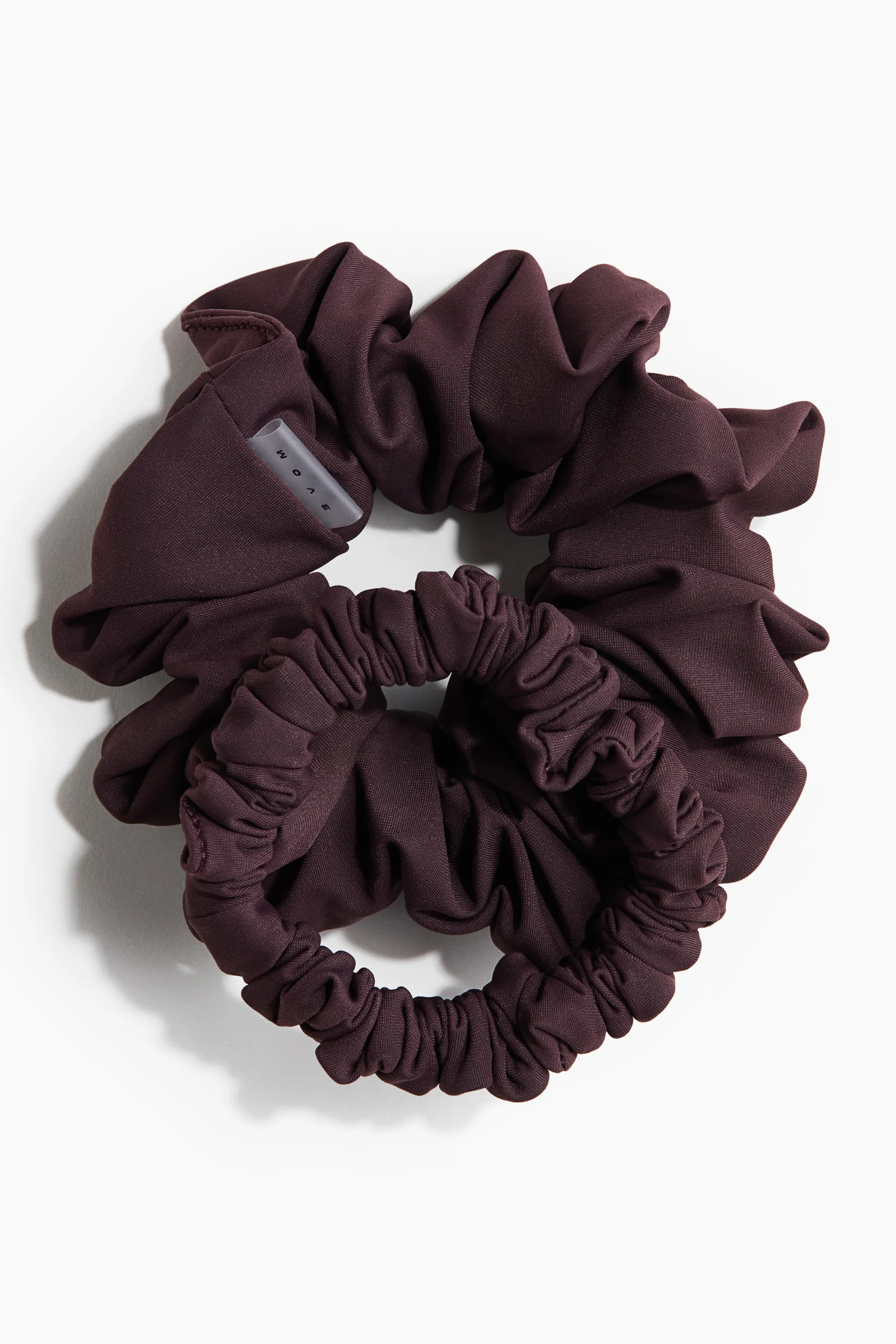 Lot de 2 chouchous - Violet aubergine