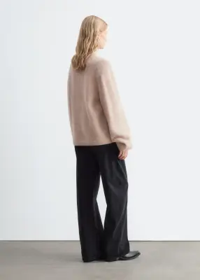 Pull en mélange d’alpaga - Beige — photo 5