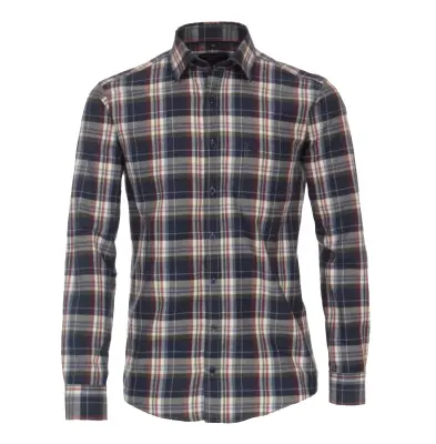 CASA MODA CHEMISE CARREAUX Marine — photo 2