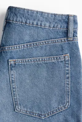 Short High en denim - Bleu denim — photo 2