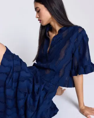 Blouse Constantine bleu marine — photo 5