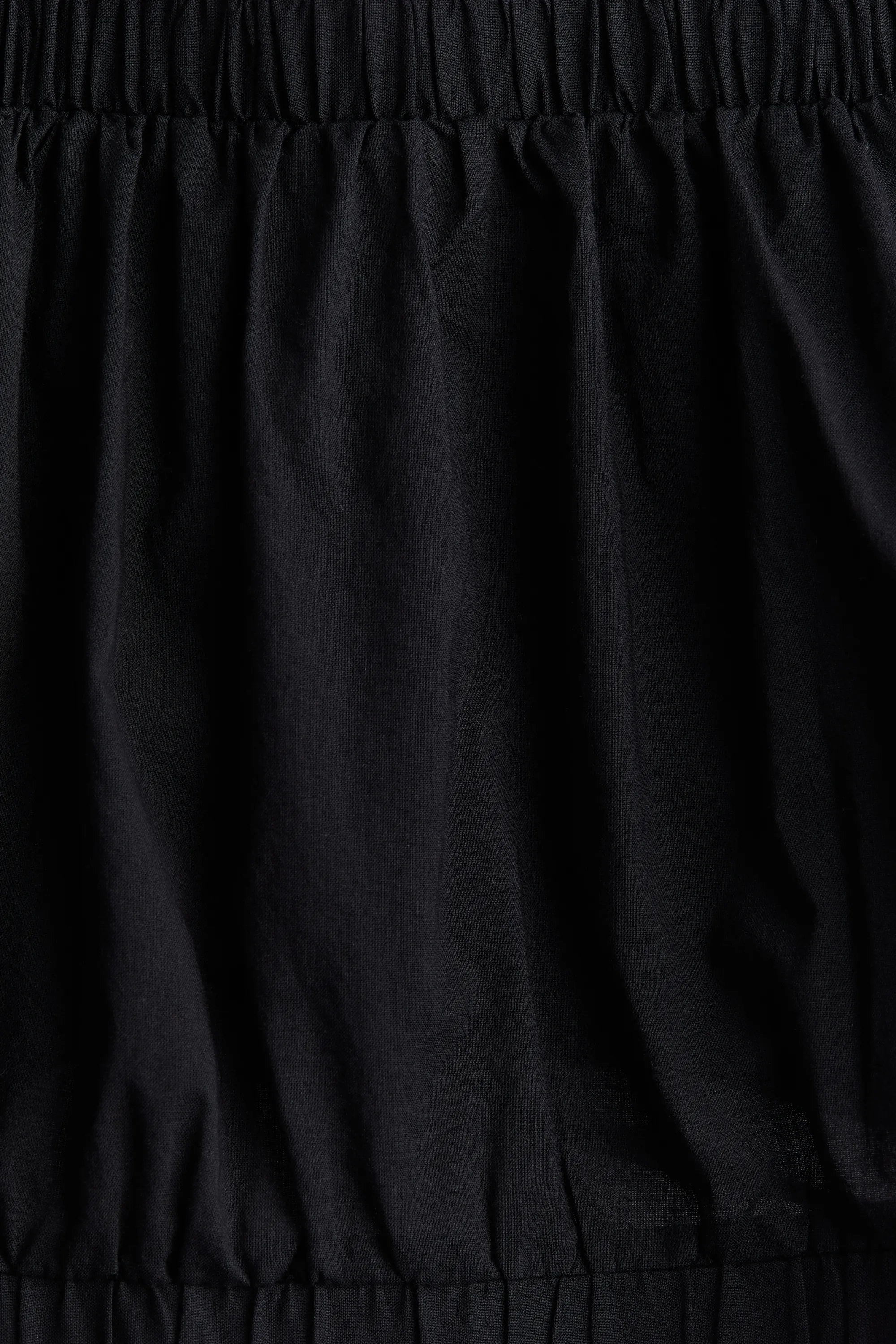 Lacing-detail cotton blouse - Noir