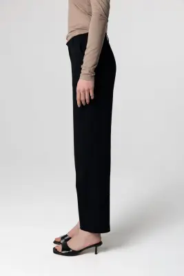 Pantalon Noir en Coton Supima — photo 3