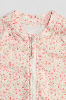 Ensemble de protection solaire UPF 50 - Rose/fleuri — photo 2