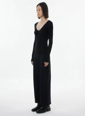 Pull en coton, viscose, élasthanne et fibre métallisée