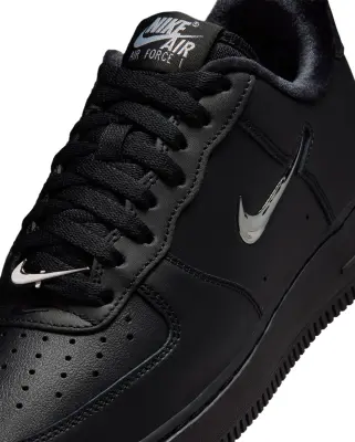 W Air Force 1 '07 Black Metallic Silver — photo 4