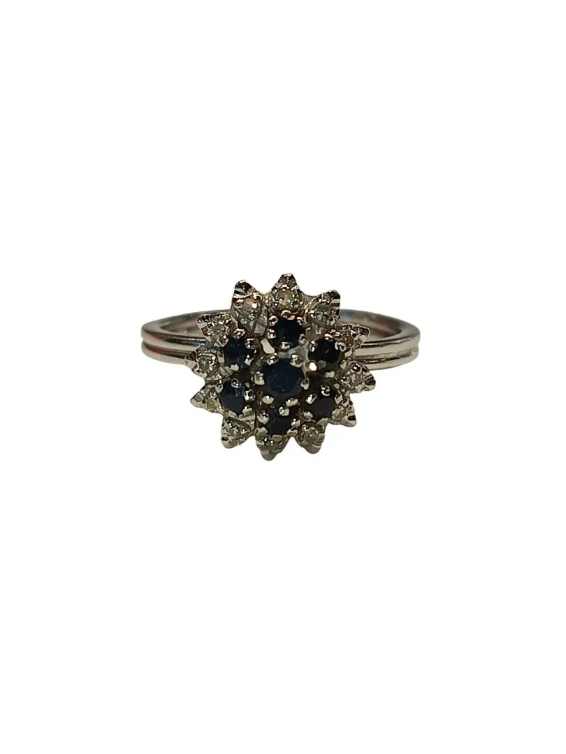 Bague or blanc