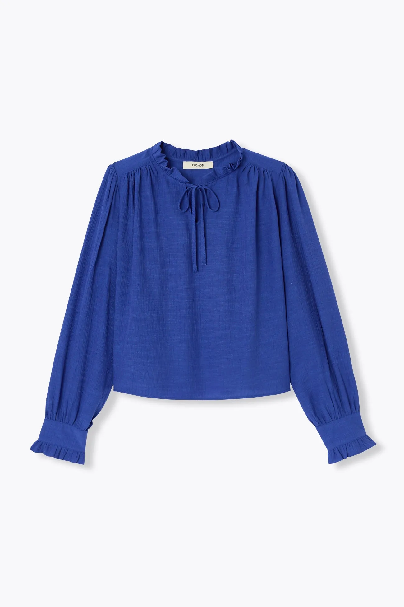 Blouse col frou-frou Femme