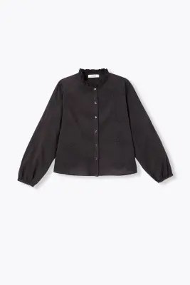 Chemise en cotonnade brodée — photo 1