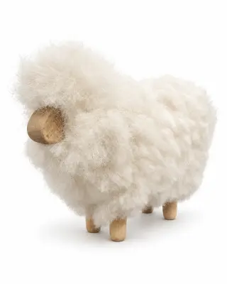 Petit mouton décoratif artisanal – Mamamushi Voyage — photo 3