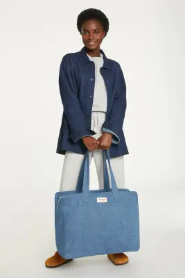 Sac Elzévir denim Rive Droite — photo 1