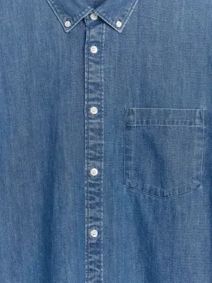 Chemise en jean classique - Bleu délavé — photo 2