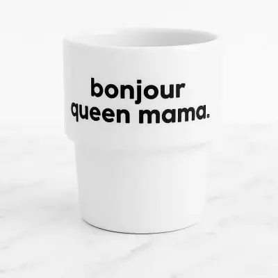 Gobelet Bonjour Queen Mama - Félicie Aussi — photo 1