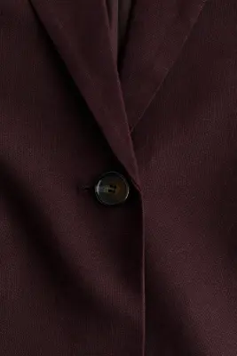 Blazer en lin mélangé - Violet prune — photo 3