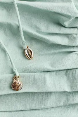 Robe bandeau à effet ruché - Vert ancien clair — photo 3