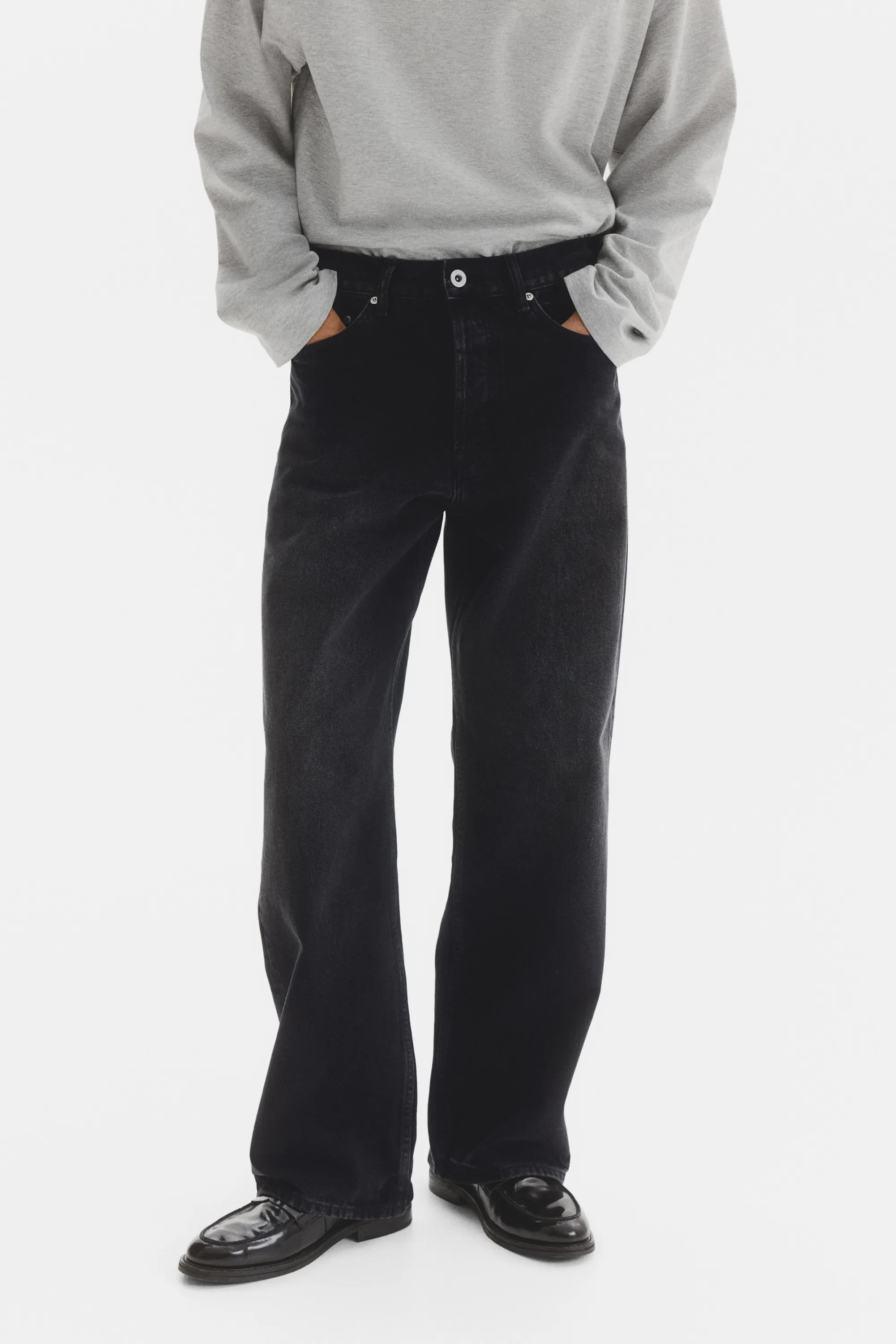 Loose Jeans - Noir denim