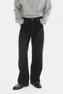 Loose Jeans - Noir denim — photo 1