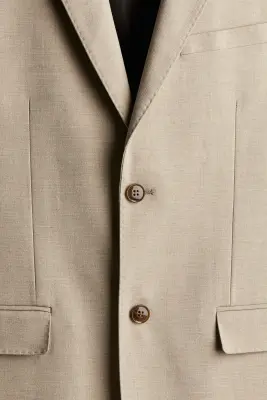 Veste Slim Fit - Beige — photo 2