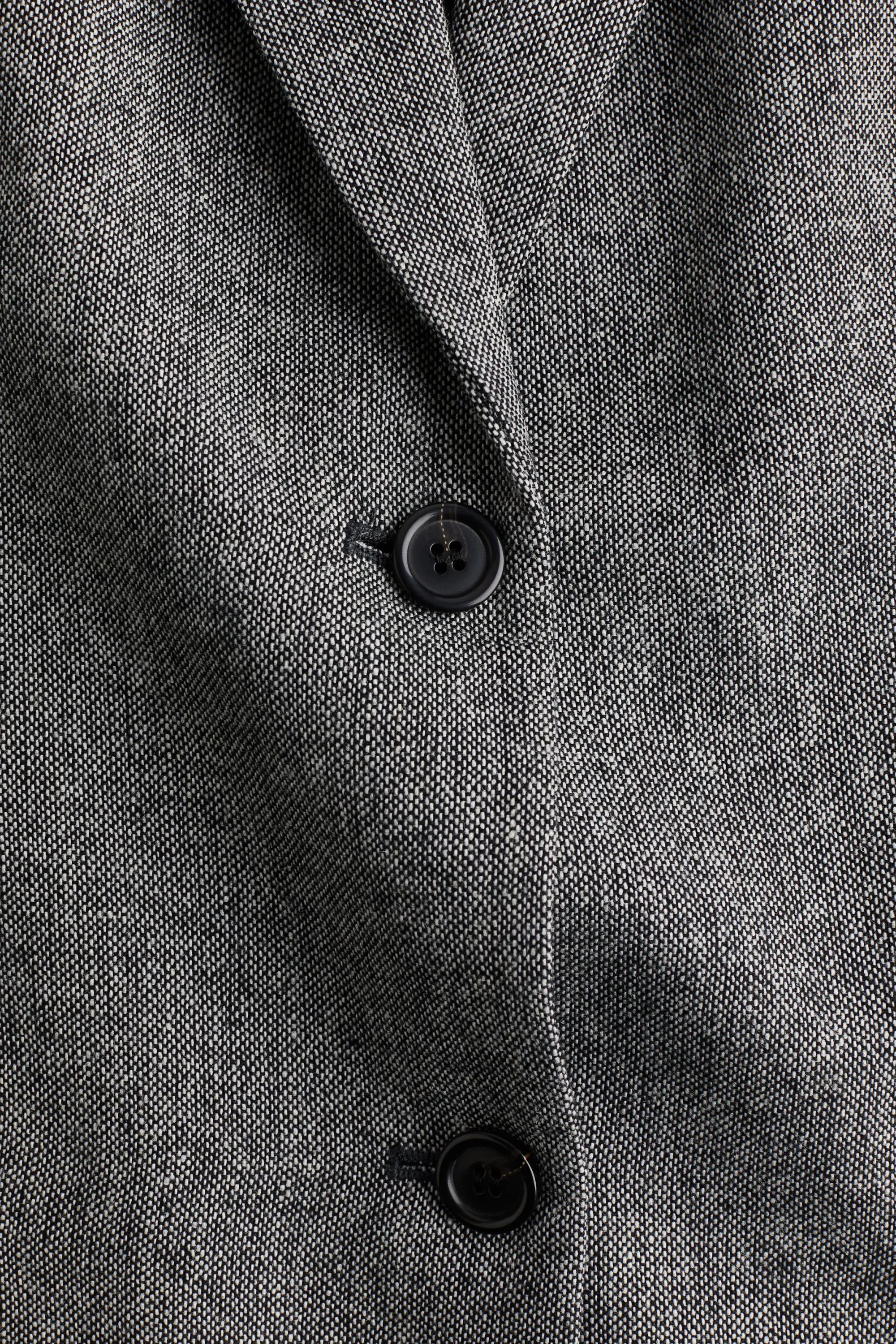 Blazer long - Gris chiné