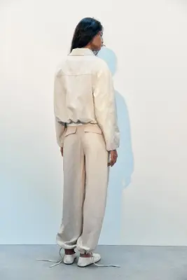 Blouson jacket - Beige clair — photo 3