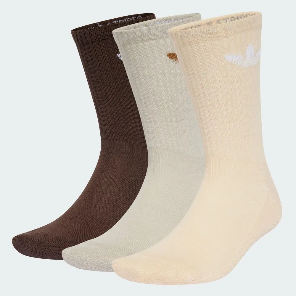 Trefoil Cushion Crew Socks 6 Pairs