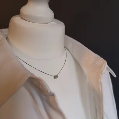 Finesse, the classic metal plate necklace. — photo 2