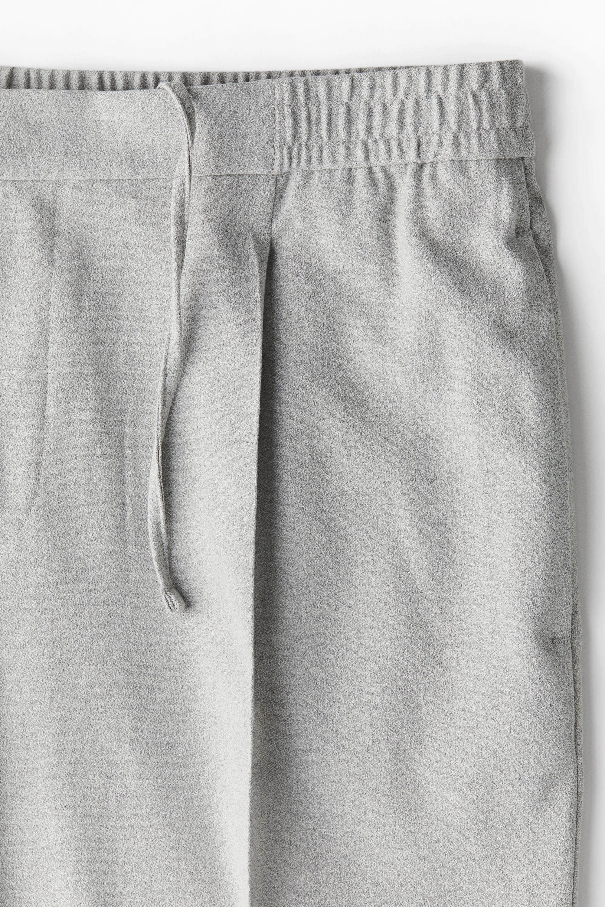 Pantalon Regular Fit avec plis - Gris clair