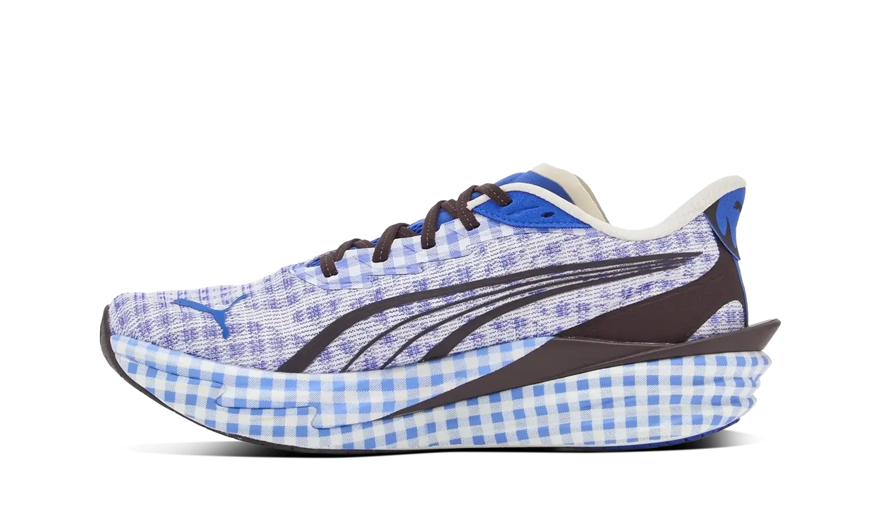 Puma Deviate Nitro 4 Check Royal Sapphire White