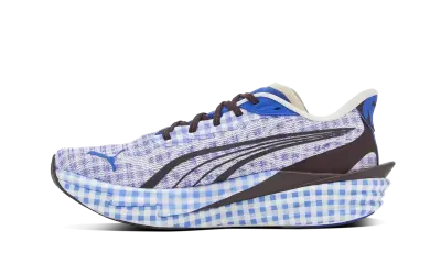 Puma Deviate Nitro 4 Check Royal Sapphire White — photo 1