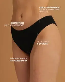 Culotte Menstruelle flux abondant (au choix) – Yade - Beige — photo 4