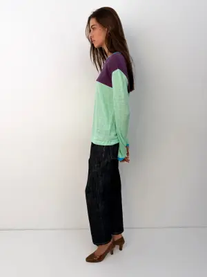 Patched Linen Longsleeve — photo 4