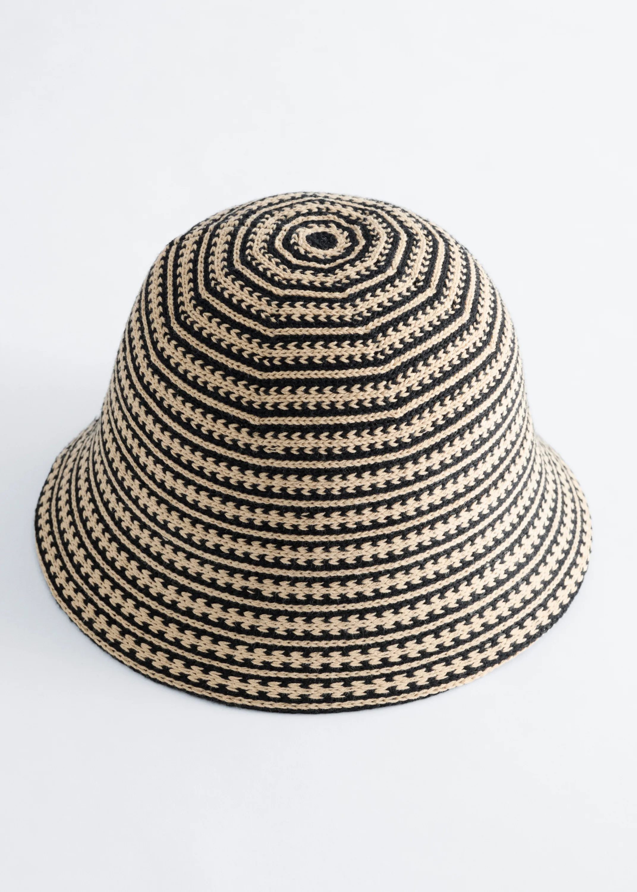 Bob crocheté - Noir/Sable