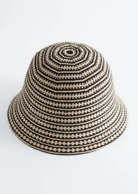 Bob crocheté - Noir/Sable — photo 1