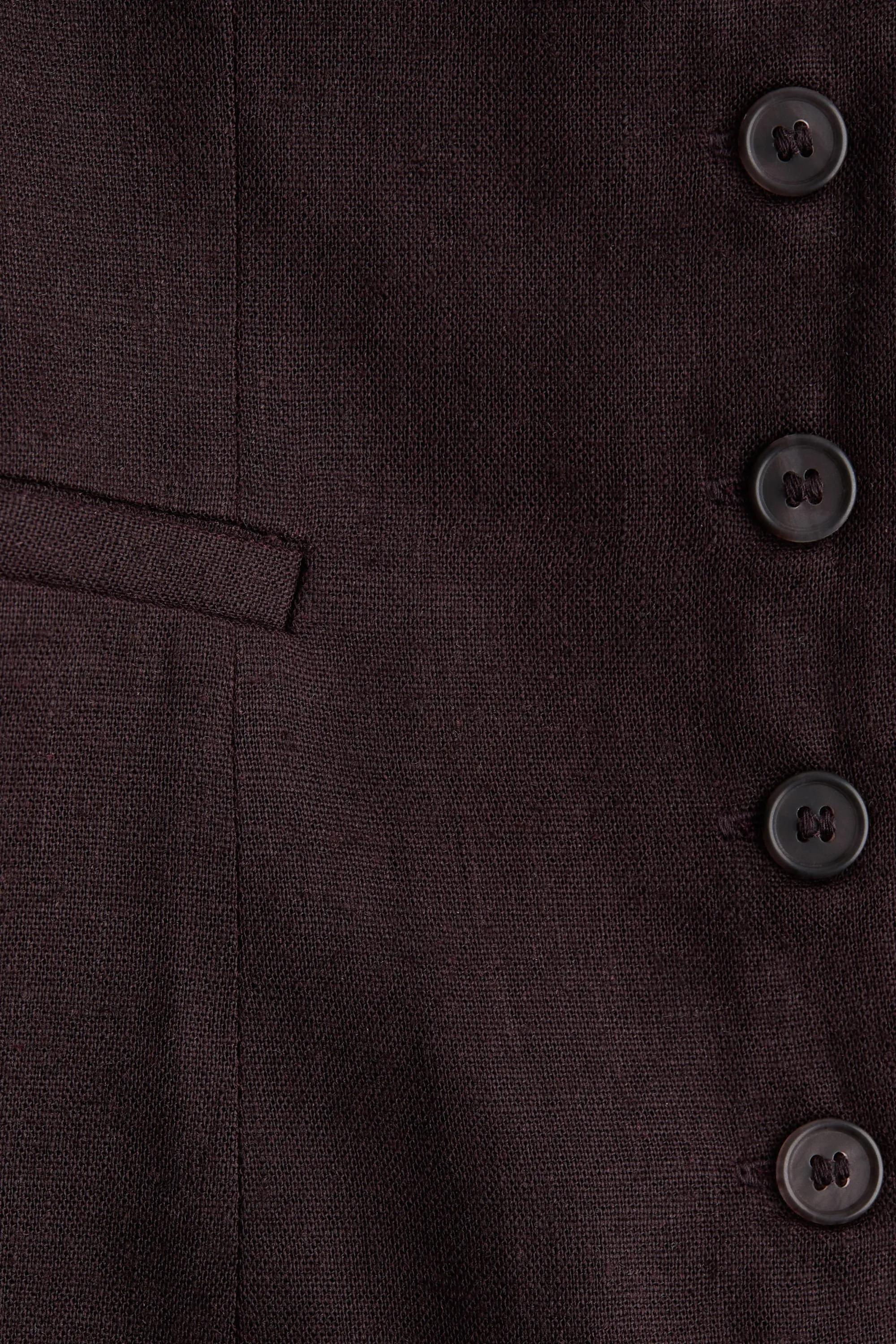Gilet de costume - Bordeaux