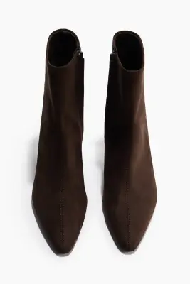 Bottines à talon - Marron foncé — photo 2
