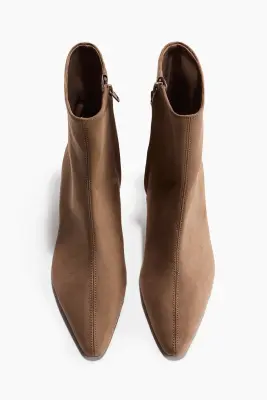 Bottines à talon - Beige foncé — photo 2