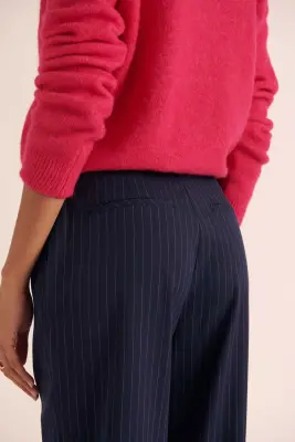 Pantalon Dan rayures marine — photo 5