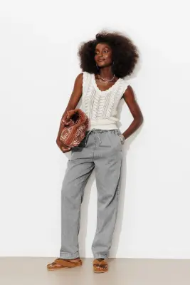 Jogpant en jean Femme — photo 2