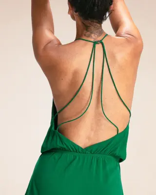 Robe longue Cruz Joly Green – Karma Koma — photo 3
