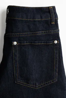 Barrel Regular Waist Jeans - Bleu denim foncé — photo 5