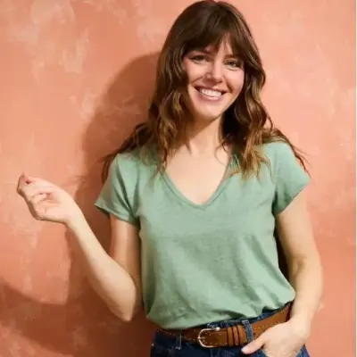 T-shirt Alina sauge — photo 1