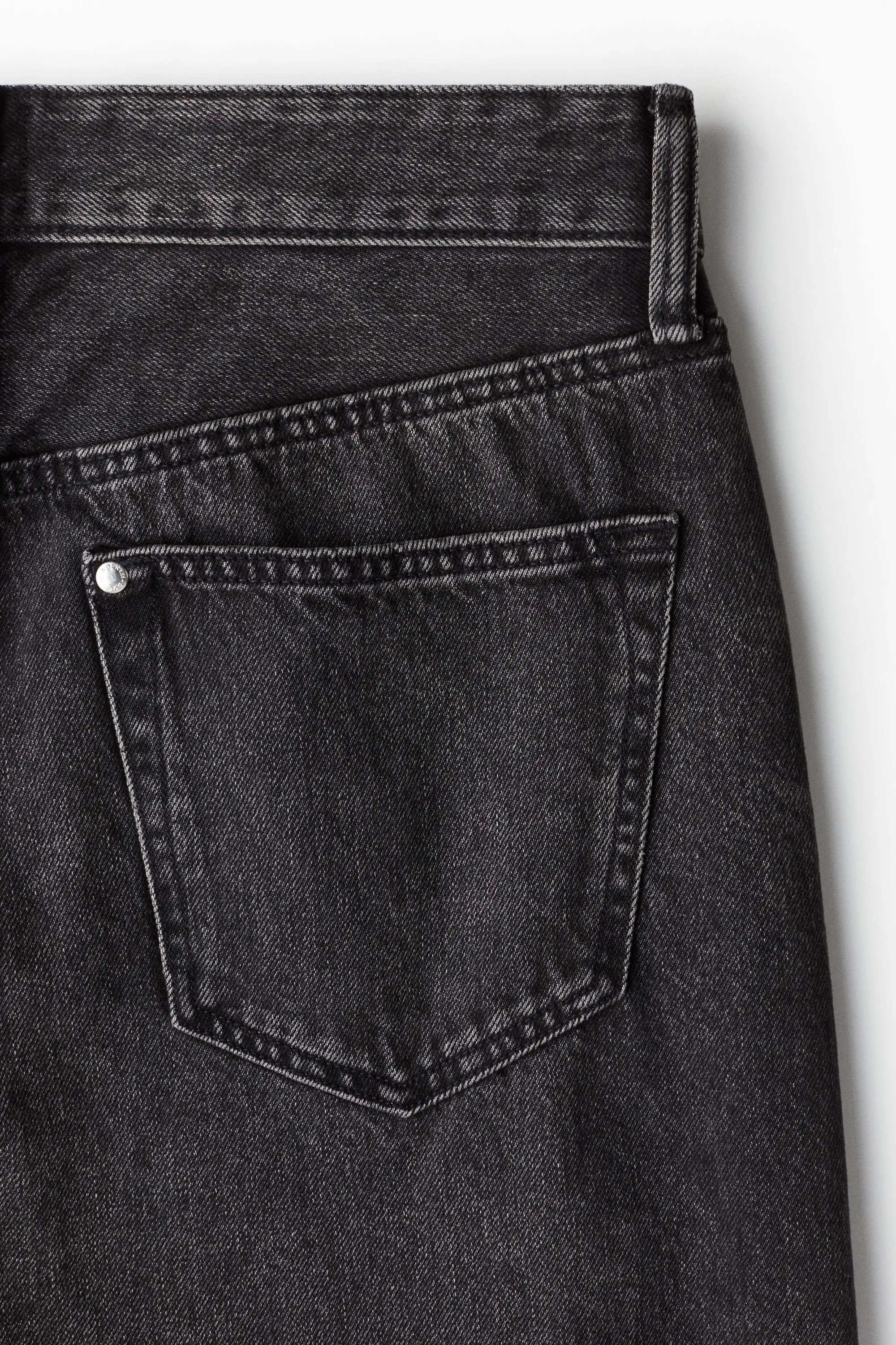 Barrel Loose Jeans - Noir denim